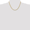 10K 4mm Diamond-Cut Rope Chain