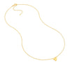 Wavy Puff Heart Rope Necklace