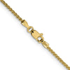 14K 1.5mm Spiga Anklet