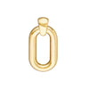 Oval Door Knocker Hoop Earrings