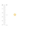 Open Star Stud Earrings