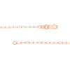 Block Initial Paper Clip Necklace