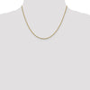 14K 1.5mm Cyclone Chain