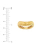 Wavy Design Band Ring