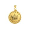 Canadian Maple Leaf 1 Oz Diamond Cut Bezel