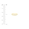 Four Diamond Wire Ring