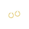 25mm x 4mm Polished Hoop Earrings
