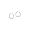 25mm x 4mm Polished Hoop Earrings