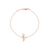 Plated Sterling Silver Mini Dragonfly Bracelet