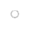 5/8tcw Diamond 10mm Hoop Earrings