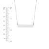 Engravable Bar &amp; Adjustable Necklace