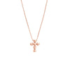 Beaded Mini Cross Adjustable Necklace
