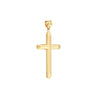 Beveled Edge Cross Pendant