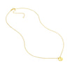 So You Cutout Moon and Star Mini Disc Adj. Necklace