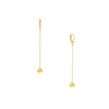 Bead Drop on Chain Earrings