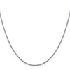 14K White Gold 1.5mm D/C Cable Chain