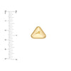 Polished Triangular Stud Earrings