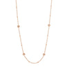 Diamond Bezels and Beads Necklace