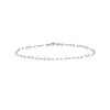 2.5mm Paper Clip Chain with Pear Shape Lock