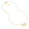 Infinity Open Heart Pendant Necklace