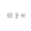 1.0tcw Diamond Cluster Stud Earrings