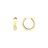 Knife Edge Polished Mini Hoops
