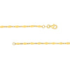 Diamond-Shaped Flat Link Chain