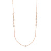 Saturn Chain Bezel Long Necklace
