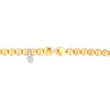 Sterling Silver Polished Bead Stretch Bracelet
