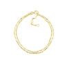 Valentino and Hammered Forzentina Layered Chain