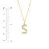 Diamond Gothic 'S' Necklace