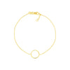 Open Wire Circle Adjustable Bracelet