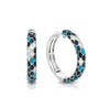 Snakeskin Constellations Hoop Earrings