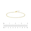 Adjustable Two-Tone Lumacina Anklet