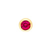 4mm Round Ruby Stud Earrings