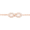 Mini CZ Infinity Adjustable Bracelet