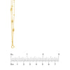 Layered Bead and Marquise Stations Necklace