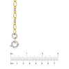 Two Tone Alternate Oval Link Necklace