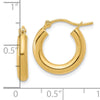 14K Polished Hoop Earrings