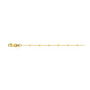 Faceted Bead Saturn Chain