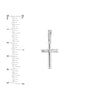 SS Embossed Cross Pendant