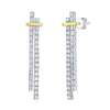 Smiling Rocks 2.30Ct E-F/SI1 Lab Grown Diamond Drop Earrings